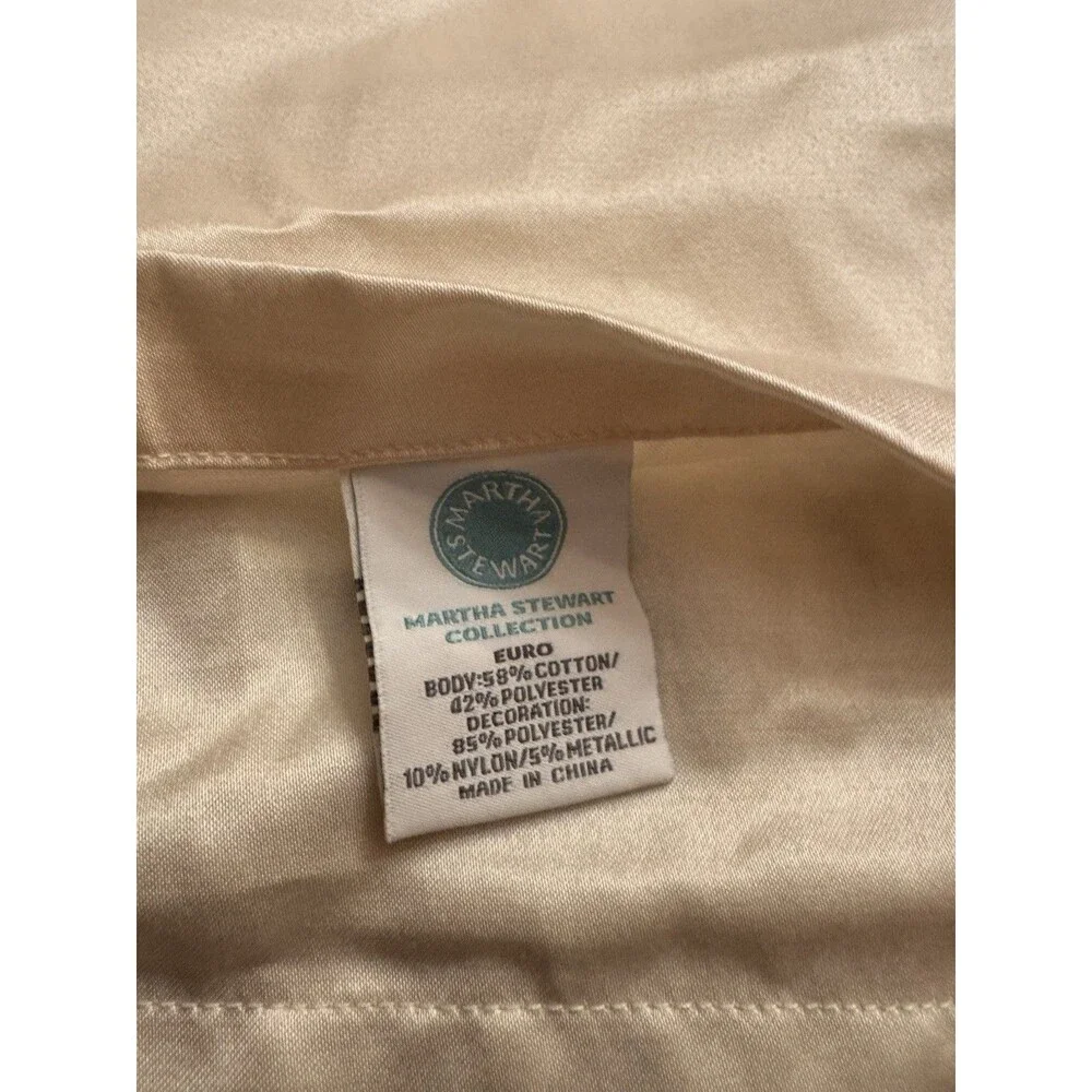 Martha Stewart Euro Sham Cover 29”X 29”